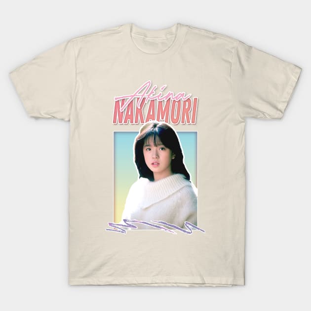 Akina Nakamori 中森明菜 // Retro J-Pop Fan Art Design T-Shirt by DankFutura